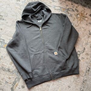 Carhartt Charcoal Full-Zip Sweatshirt
